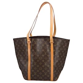 Louis Vuitton-LOUIS VUITTON Monogram Sac Shopping Tote Bag M51108 LV Auth 101039-Monogram