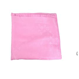 Louis Vuitton-LOUIS VUITTON Scarves T.  Silk-Pink