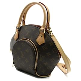 Louis Vuitton-Louis Vuitton Ellipse PM Handbag Monogram Brown-Brown