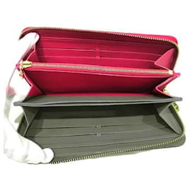 Louis Vuitton-Louis Vuitton Vernis Ikat Flower Zippy Wallet-Pink
