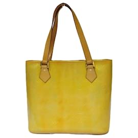 Louis Vuitton-Louis Vuitton Vernis Houston Tote Bag M91055-Yellow
