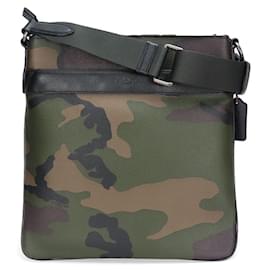 Coach-Coach Leather PVC Shoulder Bag F59894-Green
