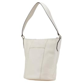Michael Kors-Michael Kors Leather Shoulder Bag-White
