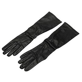 Lange Handschuhe aus Lammleder mit Schleife Louis Vuitton Schwarz