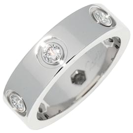 Cartier-Bague en diamant Cartier K18WG B40260-Blanc