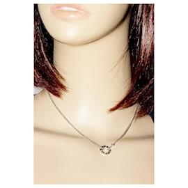 Cartier-Collier Pendentif en Diamant Cartier K18WG B72194-Blanc