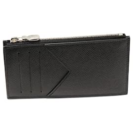 Louis Vuitton-Louis Vuitton Taiga Fragment Case Card Holder-Black