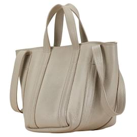 Balenciaga-Balenciaga Everyday XS Leather Shoulder Bag-Grey