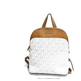 Michael Kors Vanilla White Backpack 35S8GY3B7B White