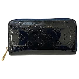 Louis Vuitton-Louis Vuitton Vernis Zippy Wallet M90047-Blue