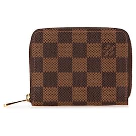 Louis Vuitton-Louis Vuitton Damier Zippy Coin Purse Wallet-Brown