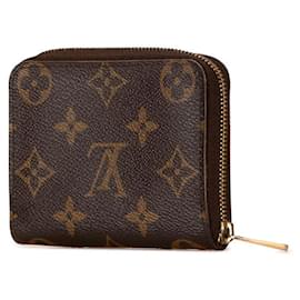 Louis Vuitton-Louis Vuitton Monogram Zippy Coin Purse-Brown