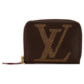 Louis Vuitton-Louis Vuitton Monogram Zippy Coin Purse-Brown