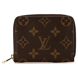 Louis Vuitton-Louis Vuitton Monogram Zippy Coin Purse M60067-Brown
