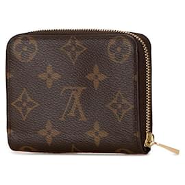 Louis Vuitton-Louis Vuitton Monogram Zippy Coin Purse M60067-Brown