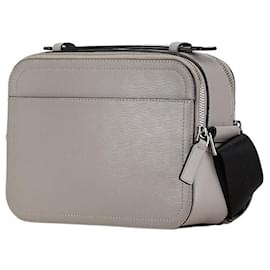 Michael Kors-Michael Kors Cooper EW Leather Map Bag-Grey