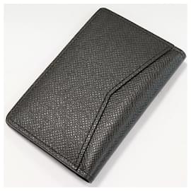 Louis Vuitton-Louis Vuitton Leather Card Case M30537-Black