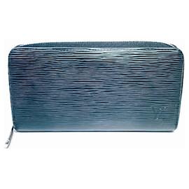 Louis Vuitton-Louis Vuitton Epi Leather Zippy Wallet M61857-Black