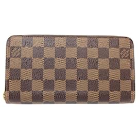 Louis Vuitton-Louis Vuitton Damier Canvas Zippy Wallet N60015-Brown