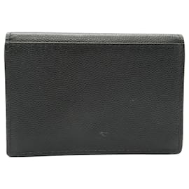 Yves Saint Laurent-Yves Saint Laurent Leather Card Holder-Black