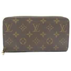 Louis Vuitton-Louis Vuitton Zippy Wallet Monogram Brown M41894-Brown