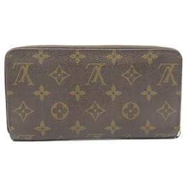 Louis Vuitton-Louis Vuitton Zippy Wallet Monogram Brown M41894-Brown