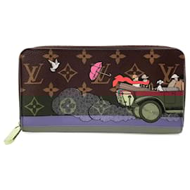 Louis Vuitton-Louis Vuitton Monogram Canvas Zippy Wallet M61360-Brown