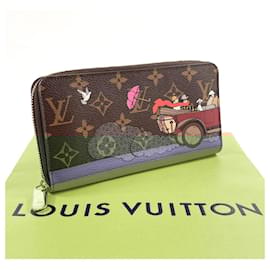 Louis Vuitton-Louis Vuitton Monogram Canvas Zippy Wallet M61360-Brown