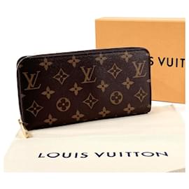Louis Vuitton-Louis Vuitton Monogram Canvas Zippy Wallet M41896-Brown