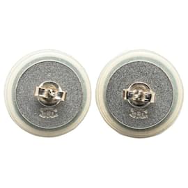 Chanel-Chanel Coco Mark Rubber Earrings-Grey