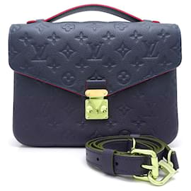 Louis Vuitton-Louis Vuitton Monogram Pochette Metis MM Bag-Red