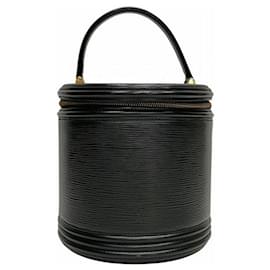 Louis Vuitton-Louis Vuitton Epi Cannes Handbag M48032-Black