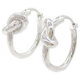 Céline-Celine Silver Plated Earrings Jewelry-Silvery,Metallic