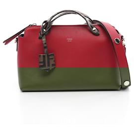 Fendi-Fendi By The Way Sac à main en cuir moyen 8BL124-Rouge
