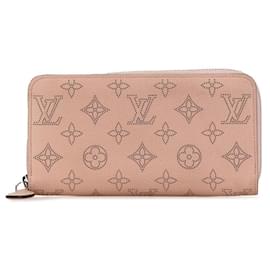 Louis Vuitton-Louis Vuitton Monogram Mahina Zippy Wallet M61868-Pink