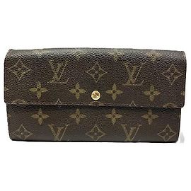 Portafoglio Sarah Monogram Louis Vuitton Marrone
