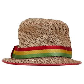 Christian Dior Dior Trotter Logo Bucket Hat Beige Red Brown Beige
