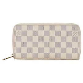 Louis Vuitton-Louis Vuitton Damier Azur Zippy Wallet-White
