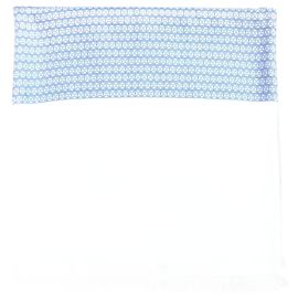 Hermès HERMES Silk Angola Reversible Scarf Blue