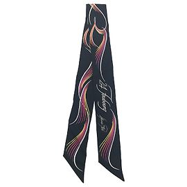 Hermès Hermes Silk Twilly 24 Faubourg Scarf Black