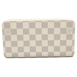 Louis Vuitton-Louis Vuitton Zippy Wallet Damier Azur N41660-White