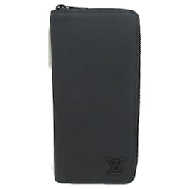 Louis Vuitton-Louis Vuitton Zippy Wallet Vertical Leather Black M81743-Black