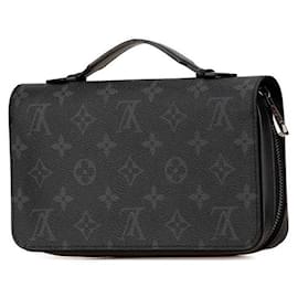 Louis Vuitton-Louis Vuitton Monogram Eclipse Zippy XL Wallet-Black