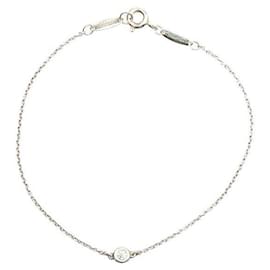 Tiffany & Co-Pulseira de corrente de prata Tiffany & Co-Prata,Metálico