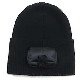 Fendi-Gorro de lã e nylon FENDI preto-Preto