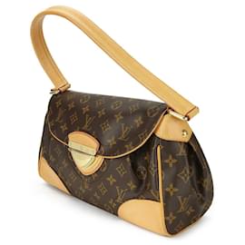 Louis Vuitton-Louis Vuitton Monogram Beverly MM Handbag M40121-Brown