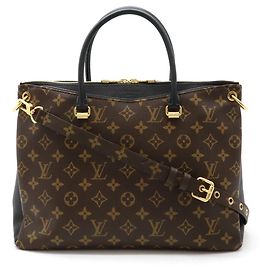 Borsa tote Louis Vuitton Monogram Pallas M42756 Nero