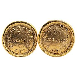 Louis Vuitton-Louis Vuitton Cambon Gold Earrings-Golden,Metallic