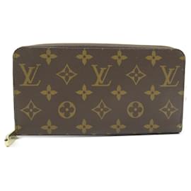 Louis Vuitton-Louis Vuitton Zippy Wallet Monogram Brown M42616-Brown