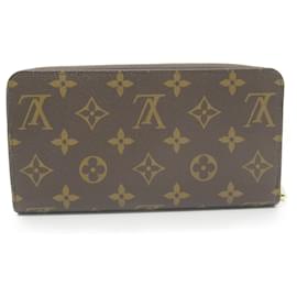 Louis Vuitton-Louis Vuitton Zippy Wallet Monogram Brown M42616-Brown